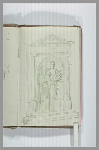 Projet pour une sculpture dans une architecture