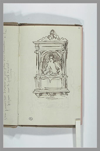 Projet pour une sculpture dans une architecture