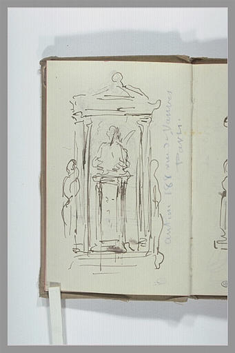 Projet pour une sculpture dans une architecture