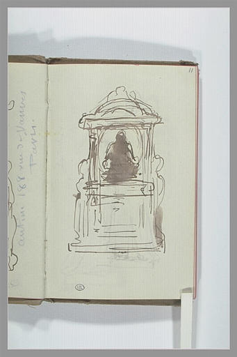 Projet pour une sculpture dans une architecture