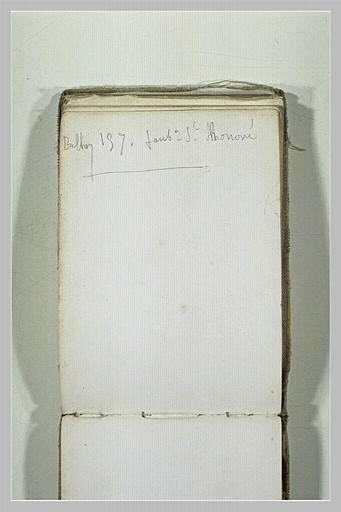 Note manuscrite