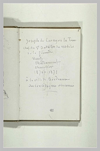 Notes manuscrites