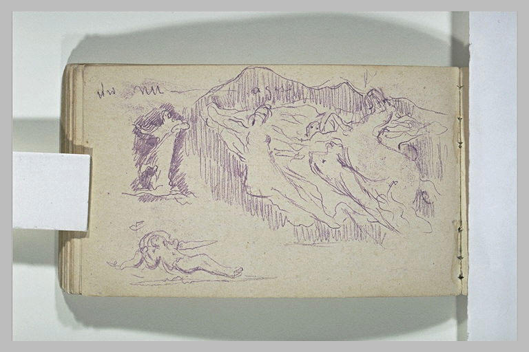 Figures volantes, pour un haut-relief