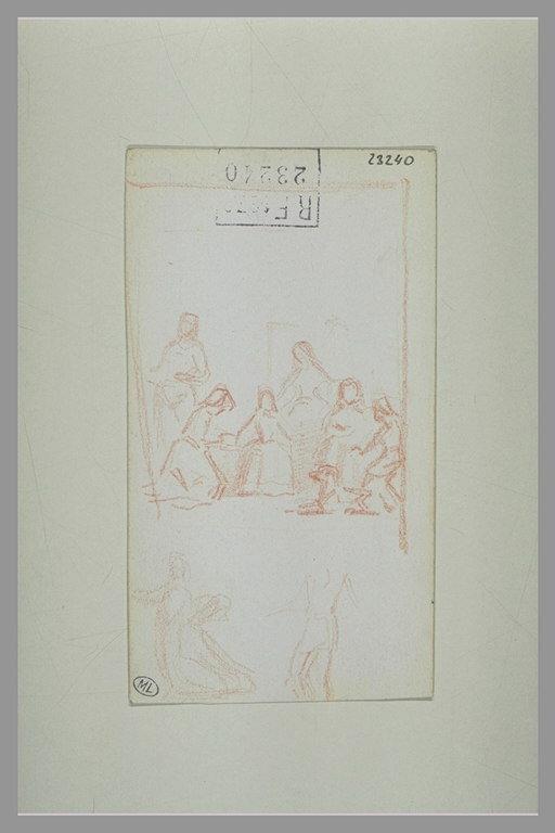 Croquis d'après Les Ménines de Velasquez