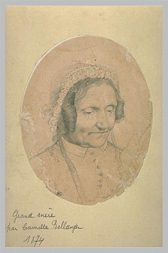 Portrait de Luce Eugénie Arnoul, grand-mère de l'artiste