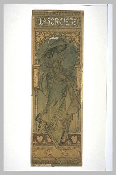 Projet d'affiche pour la Sorcière, 1903
