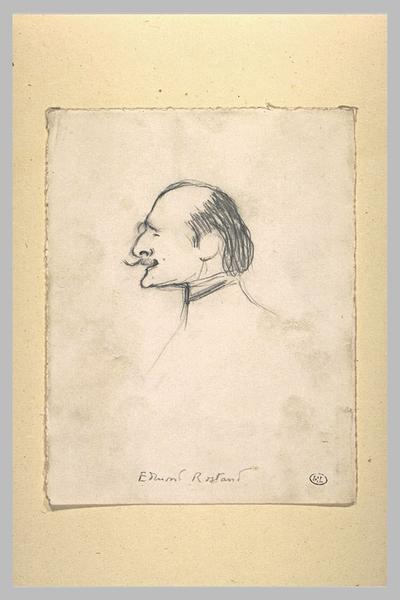 Caricature d'Edmond Rostand