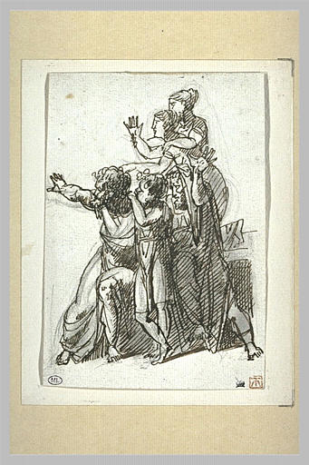 Groupe de cinq personnages