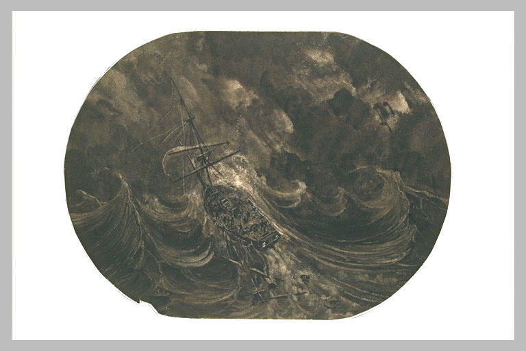 Bateau dans une tempête