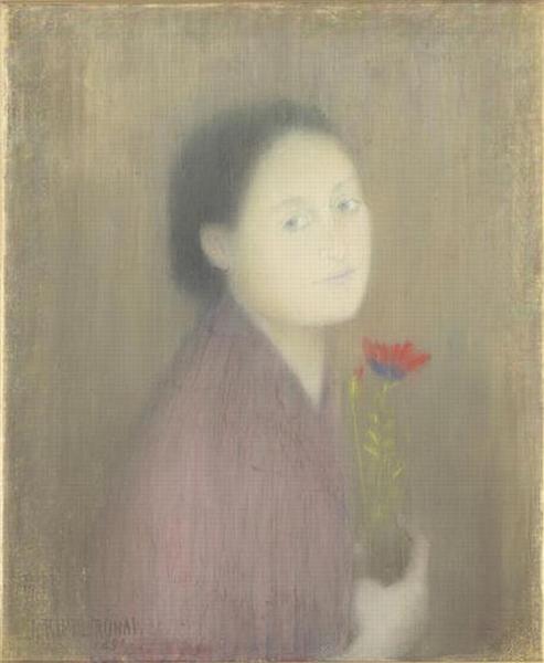 FEMME A LA FLEUR