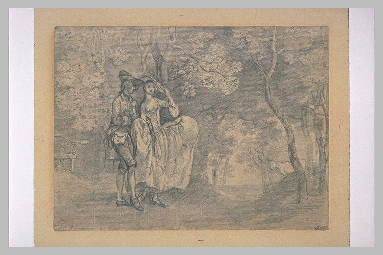 Portrait présumé de l'artiste et de sa femme, dans un paysage