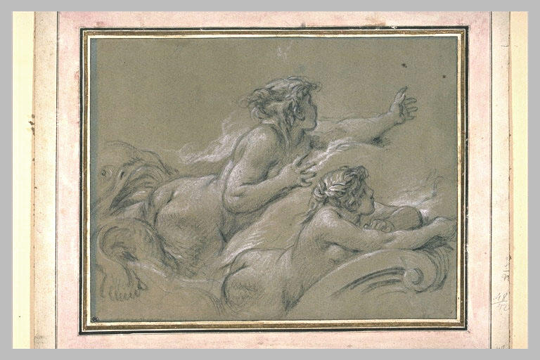 Deux études pour une femme triton