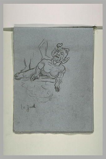 Etude d'un démon sculpté