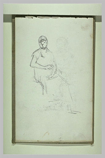 Esquisse d'une femme assise