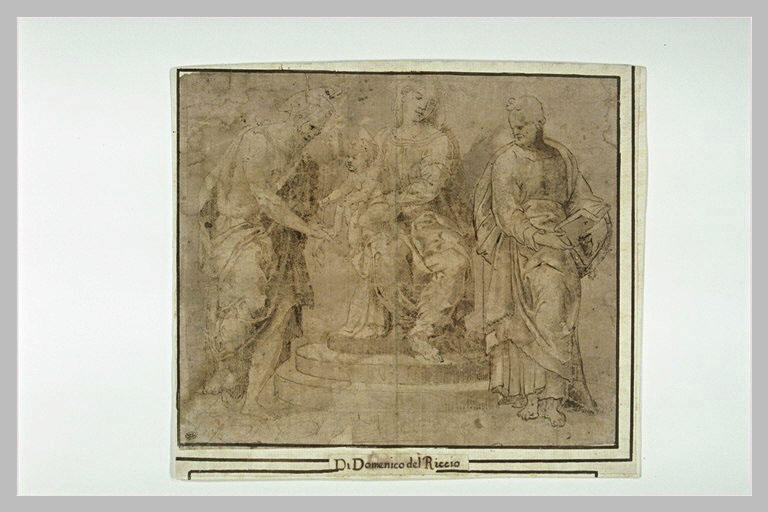 Vierge à l'Enfant avec saint Jean-Baptiste et un autre saint
