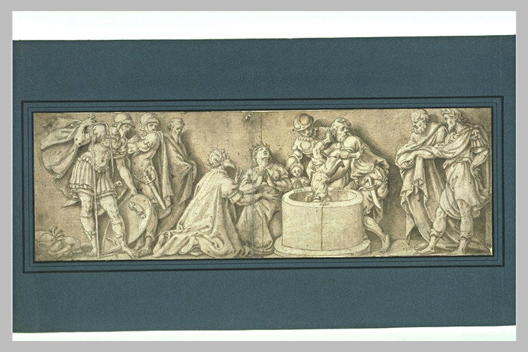 Saint Sigismond et sa femme et le martyre de leurs enfants