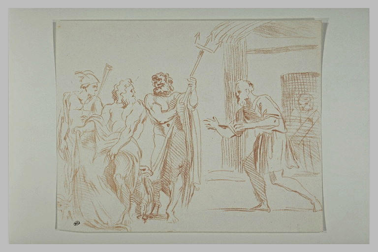 Philémon reçevant Jupiter, Neptune et Mercure