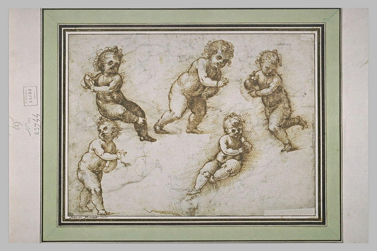 Cinq enfants nus
