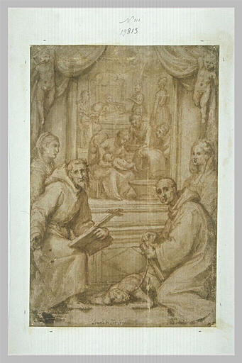 Naissance de la Vierge et quatre saints