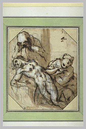 Le Christ mort et deux saintes Femmes