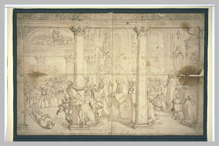Obsèques d'un moine