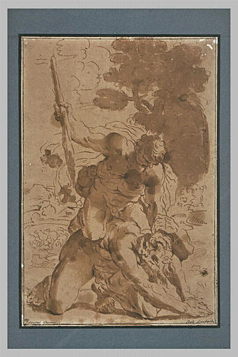 Hercule terrassant Achéloos