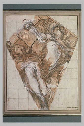 Saint Jean l'Evangéliste dans un pendentif