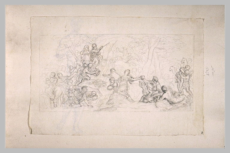 Moïse frappant le rocher