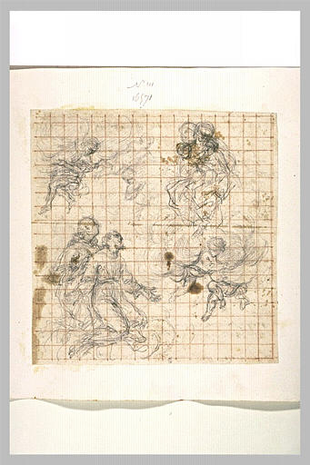 Saint François, et un autre saint devant la Vierge à l'Enfant