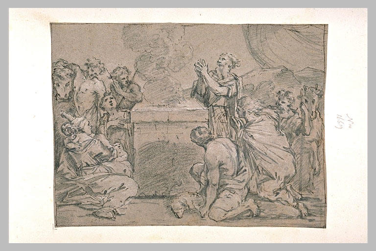 Scéne de sacrifice antique