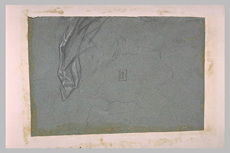 Etude d'une draperie pour le bas d'une figure