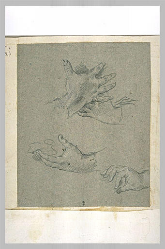 Deux mains l'une sur l'autre, et deux autres mains