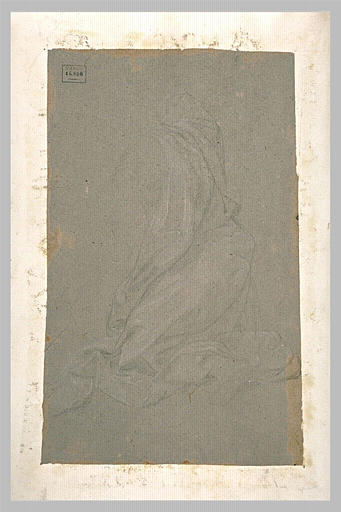 Draperie pour figure à genoux