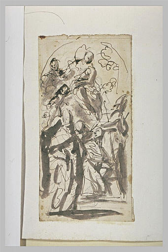 Vierge à l'Enfant entourée de saints