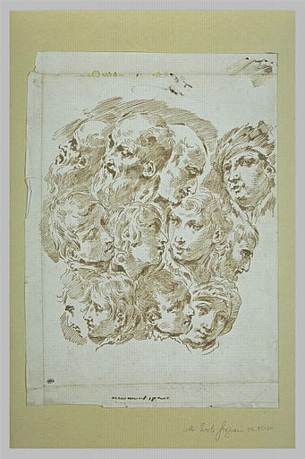 Douze études de têtes