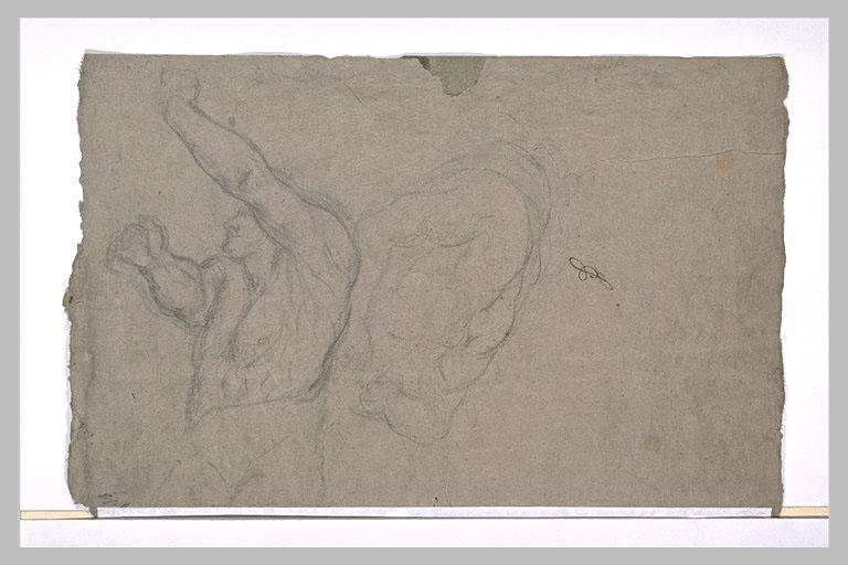 Deux hommes morts, à terre