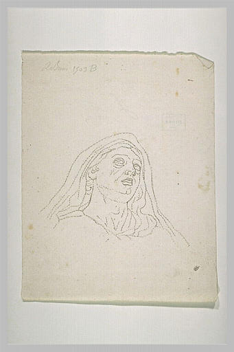Tête de femme voilée