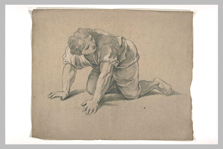 Homme à genoux