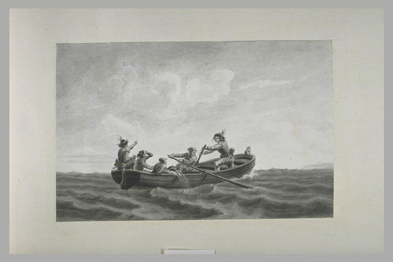 Jean Bart et Forbin s'échappant des prisons d'Angleterre