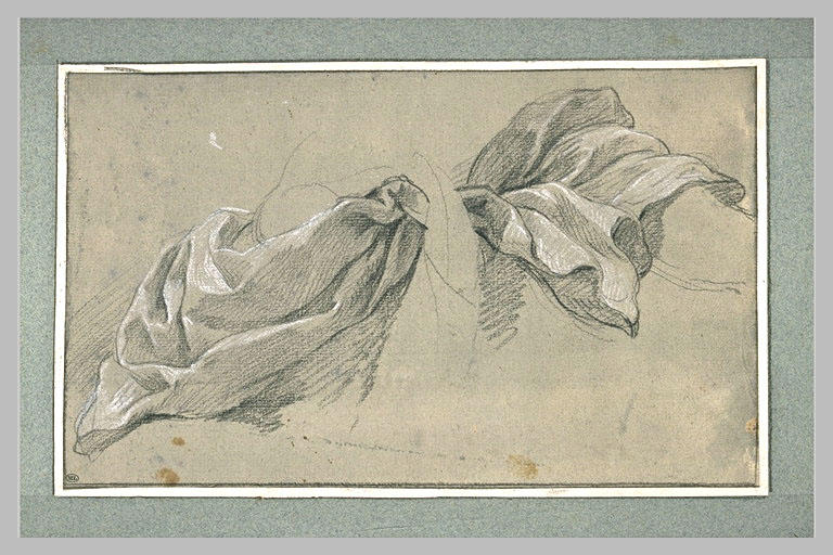 Etude d'une draperie