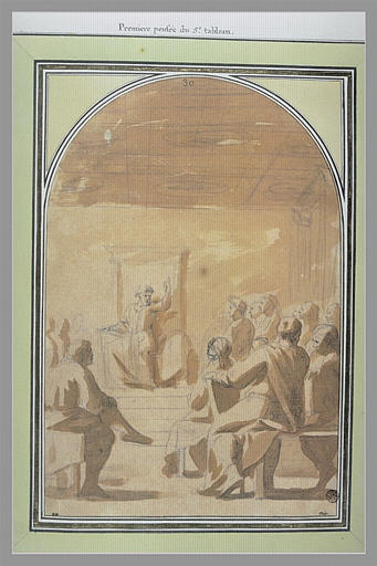 Saint Bruno enseigne la théologie