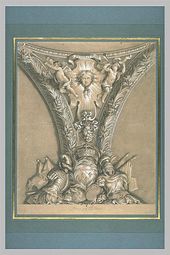 Ornement du Salon de la Guerre : L'Amérique