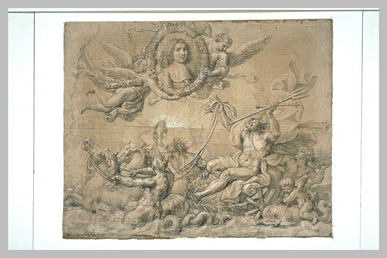 Neptune offre à Colbert la domination des mers