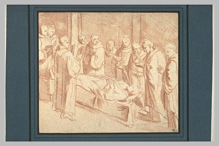 Obsèques d'un moine