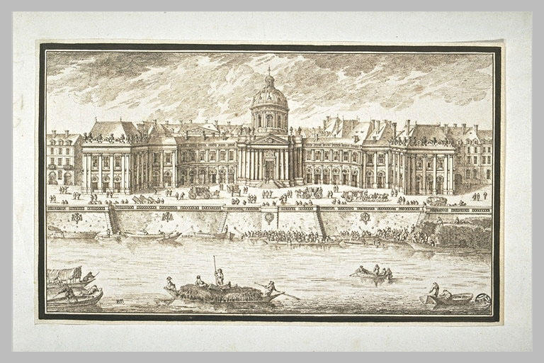 Vue du Palais Mazarin dit Collège des Quatre-Nations