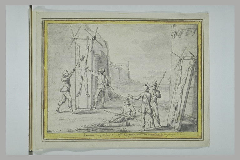 Deux condamnés écorchés