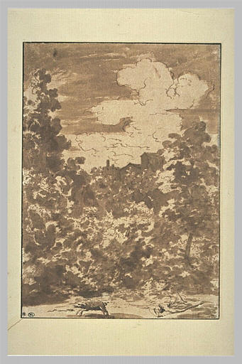 Paysage avec Adonis renversé à terre