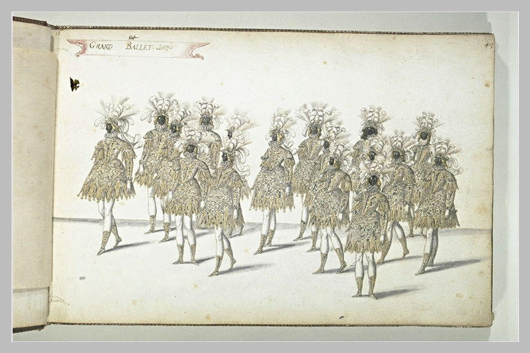 Etudes de costumes pour le Grand Ballet