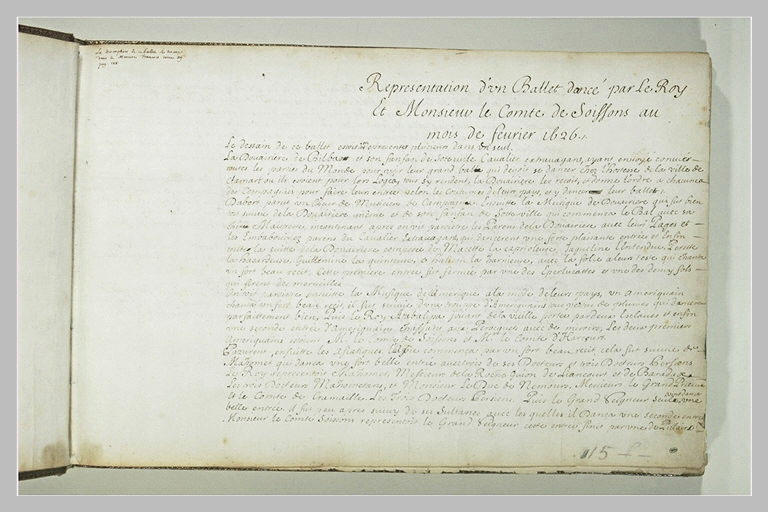 Texte manuscrit