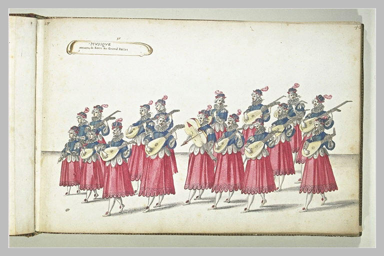 Musique servant de récit au grand ballet, dix-sept figures